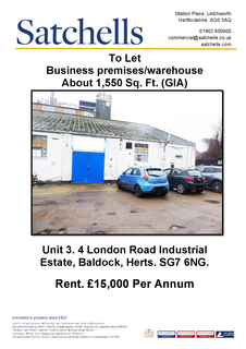 Distribution warehouse to rent, London Rd Baldock SG7 6NG