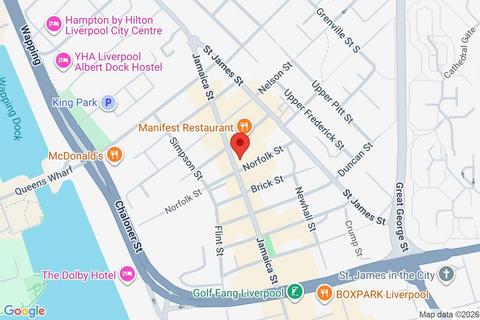 2 bedroom flat to rent, Norfolk Street, Liverpool, Merseyside, L1
