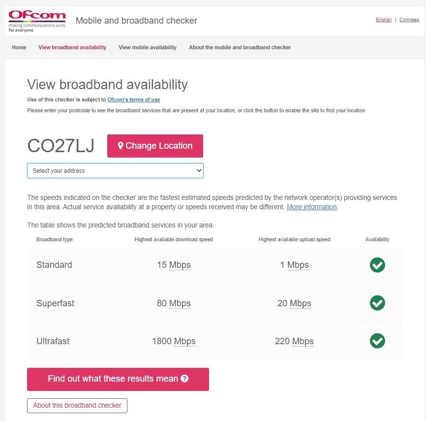 Broadband Check