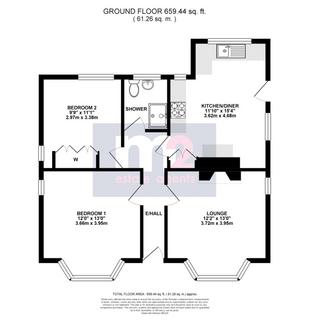 2 bedroom detached bungalow for sale, Chepstow Road, Newport NP19