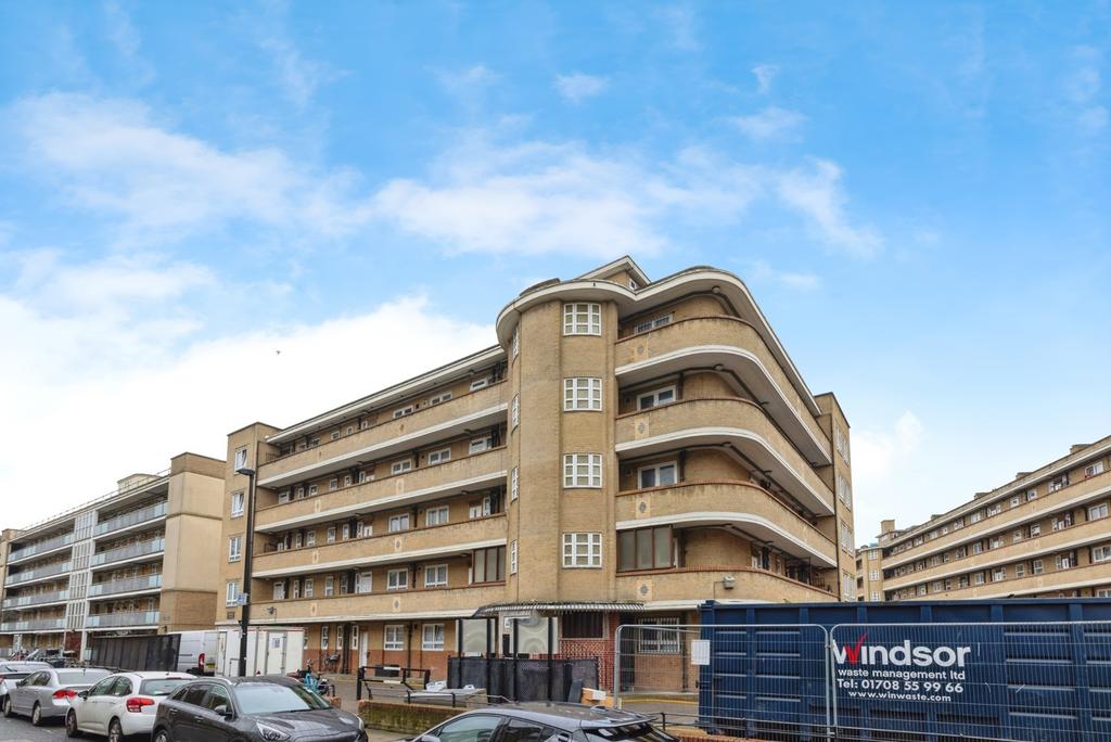 Apartment building facade, block of apartments