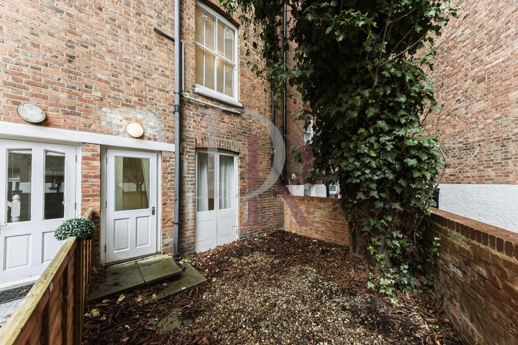 Private rear garden