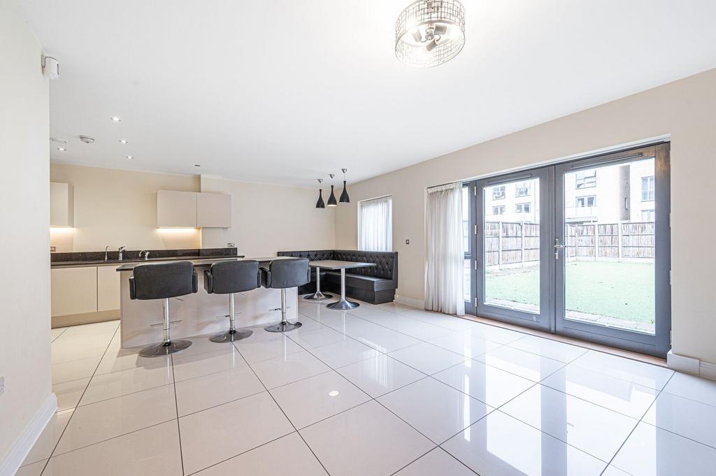 Open-plan living area, open plan living