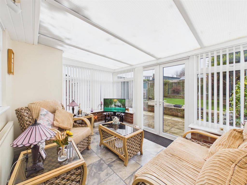 Upvc conservatory: