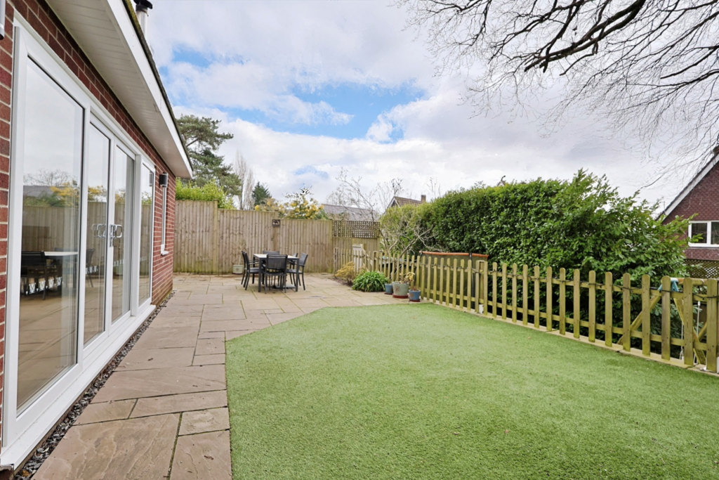 Rear garden