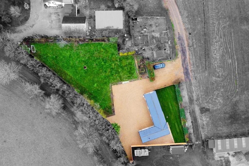 The Stables, Fen Road, Pidley - Aerial Highlight P