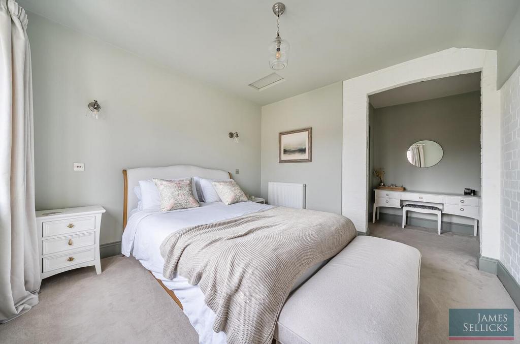 Master bedroom with dressing room
