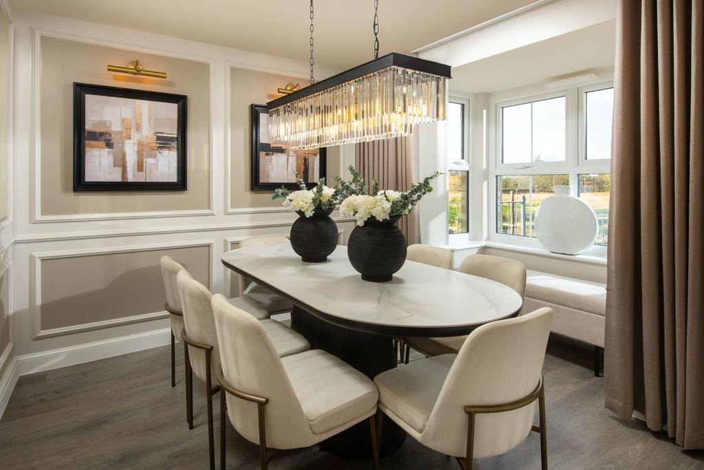 Inside view of Marlowe dining room