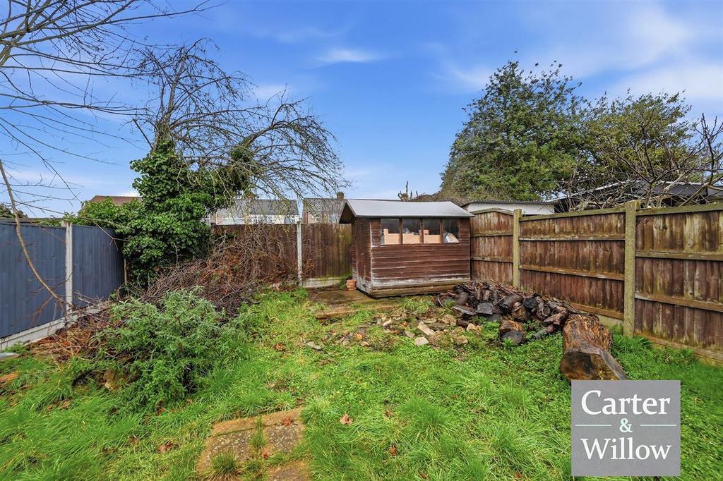 Private rear garden