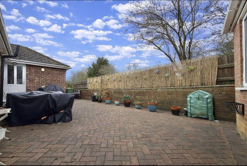 Rear courtyard...