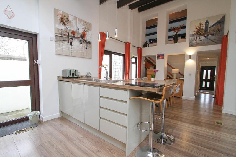 Kitchen into Dining