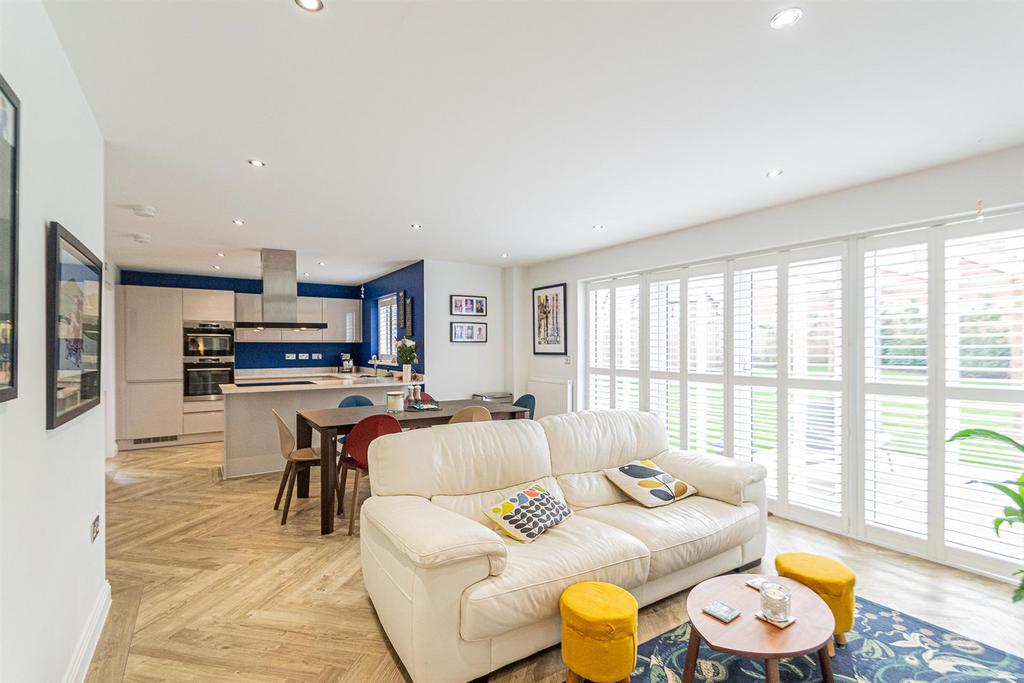 Family Room, Dining Area &amp; Kitchen