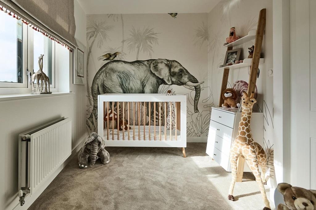 The single bedroom is the ideal nursery for...