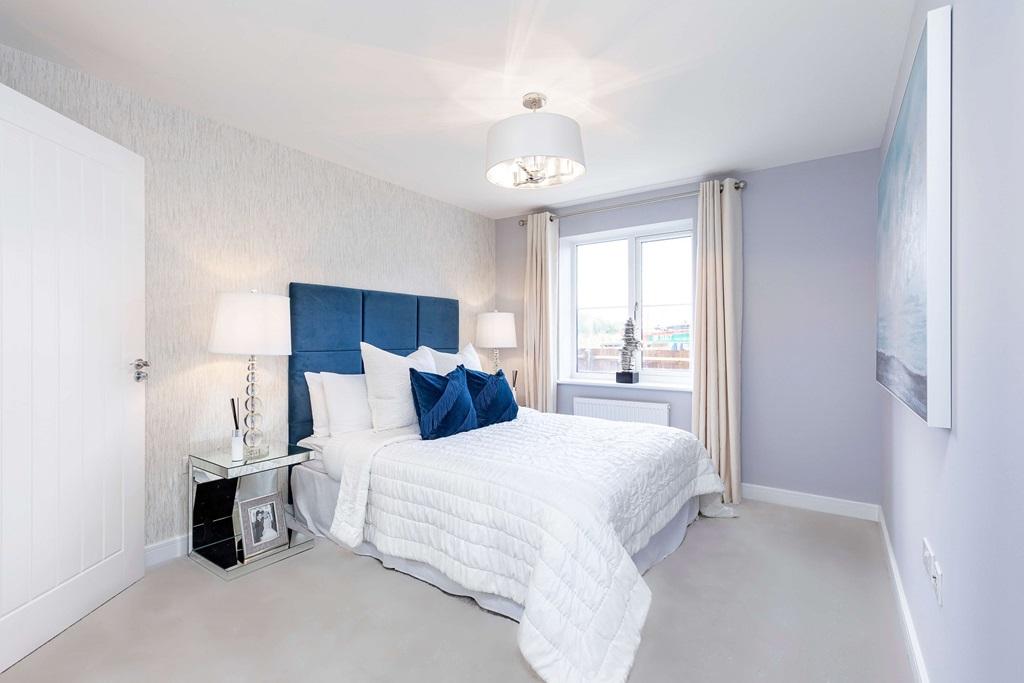 Plenty of space for bedroom furniture - typical...