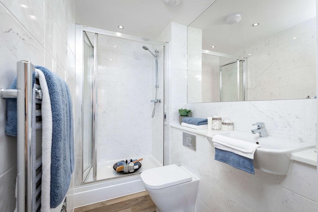 Private en suite - typical Taylor Wimpey home