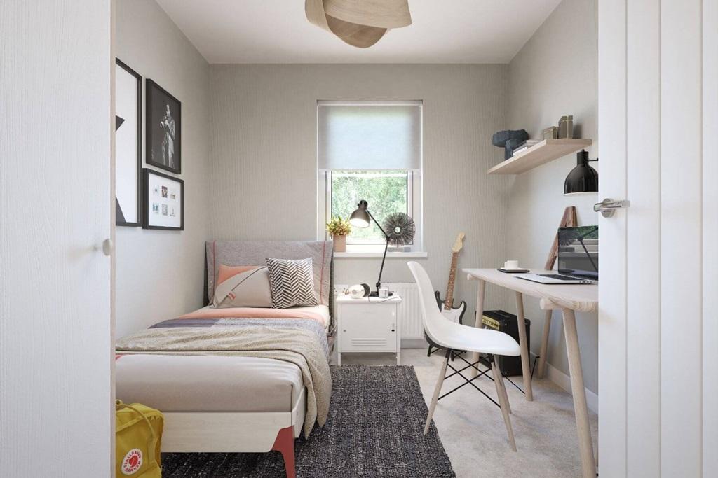 A third bedroom makes an ideal childs bedroom...
