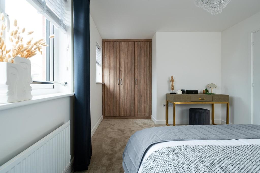 Lots of room for bedroom furniture