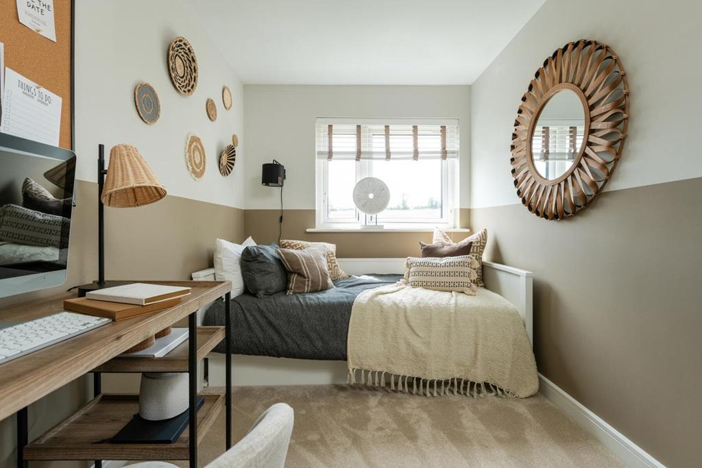 Bedroom 3 could be used as a study