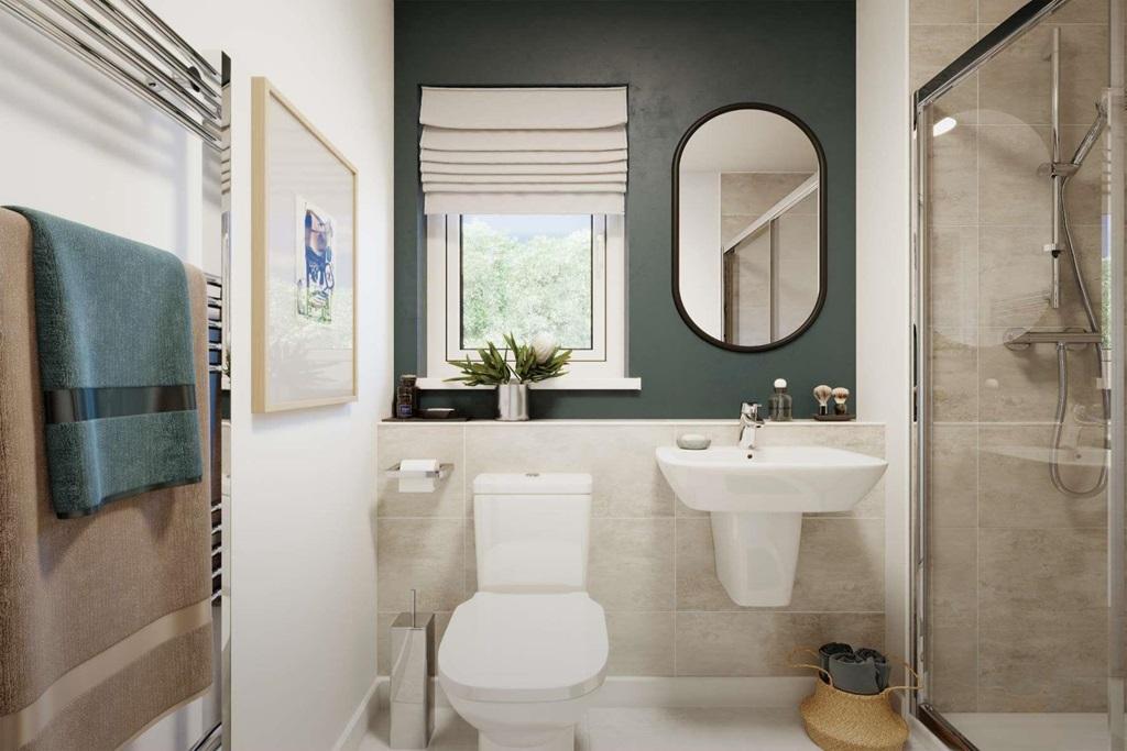 With a stylish en-suite