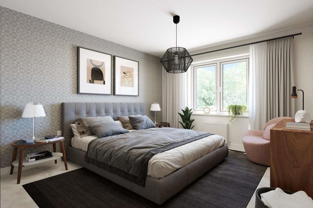 The 2nd bedroom is a great size