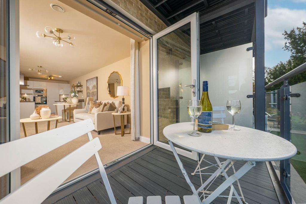 Show home balcony