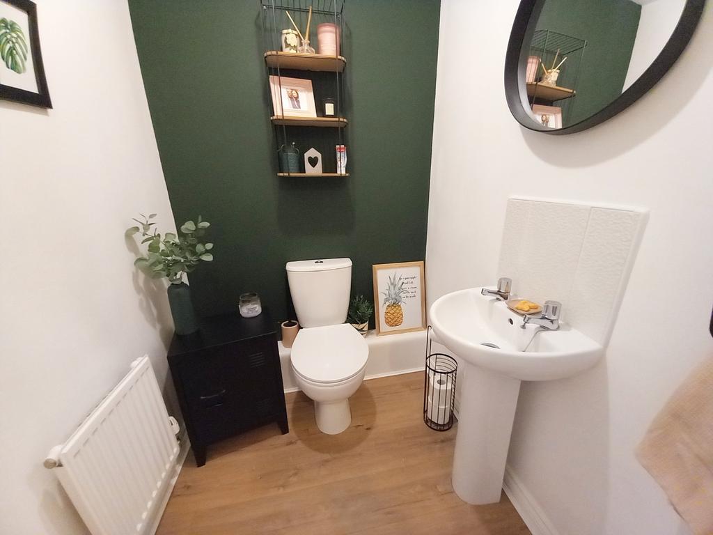 Ground floor cloakroom