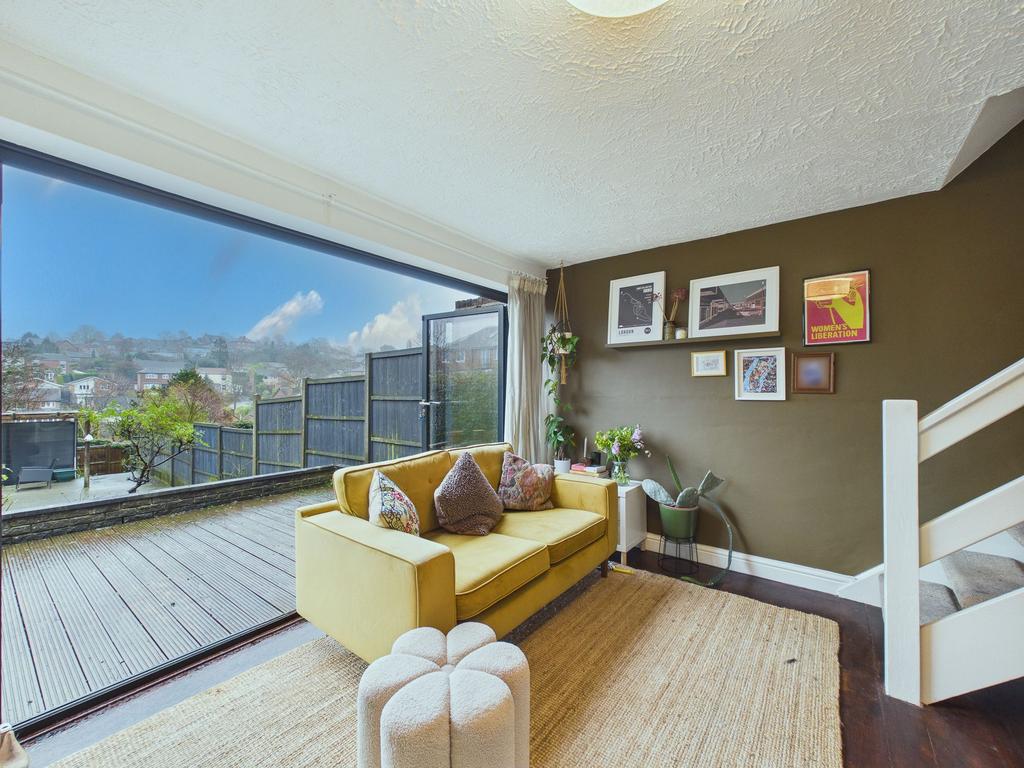Doors open onto Rear Terrace