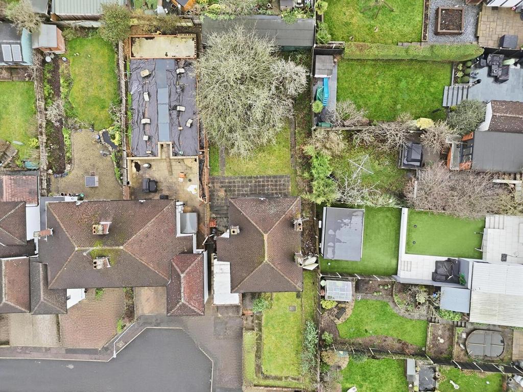 Aerial view, land