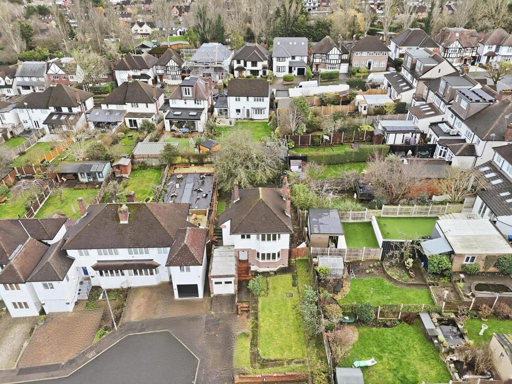 Aerial view, land
