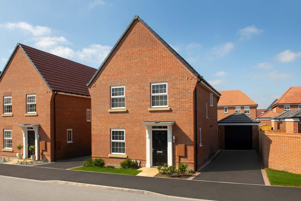 External view of the four bedroom Ingleby