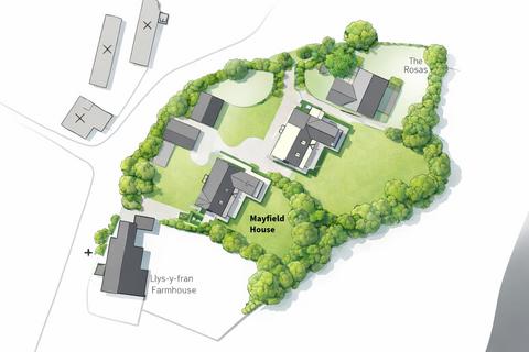 5 bedroom property with land for sale, Llys Y Fran