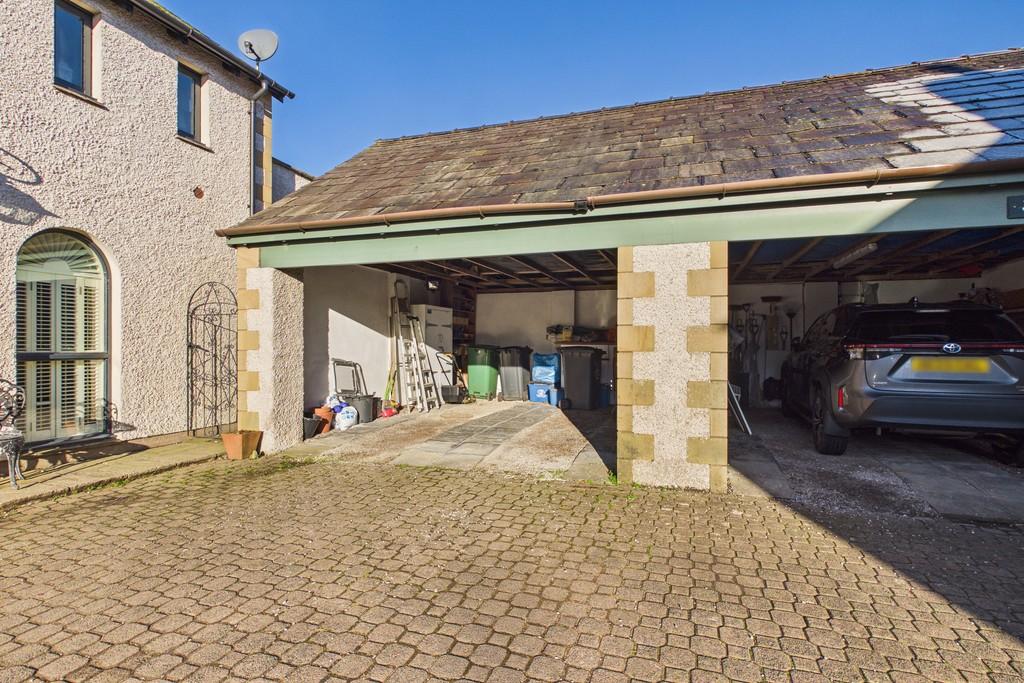 Shared Open Fronted Garage