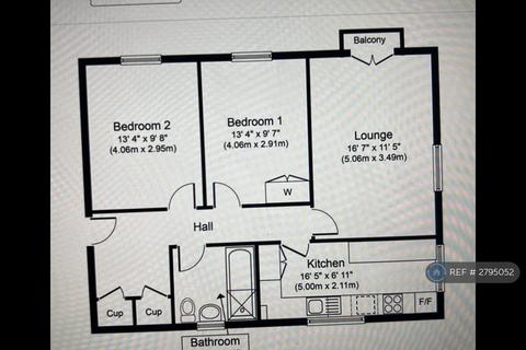 2 bedroom flat to rent, Twyford Close, Fleet, GU51
