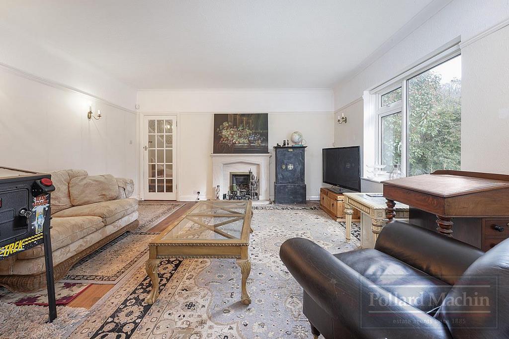 Living room, fireplace