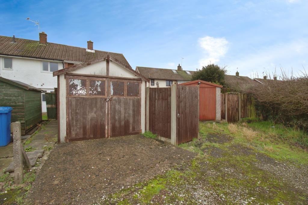 Rear garage