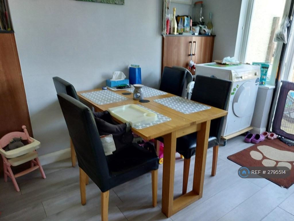 Open Plan Dining Room With Doors