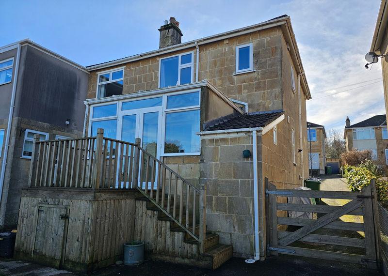 Rear of house