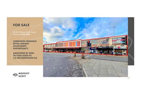 Retail property (high street) for sale, 40-60 Wallasey Rd Wallasey CH45 4NW