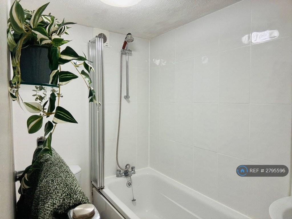 Bathroom With Shower Over Bath