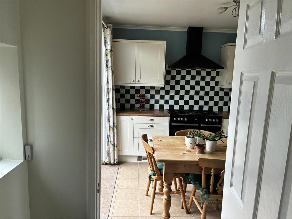 Dining kitchen from the utility room