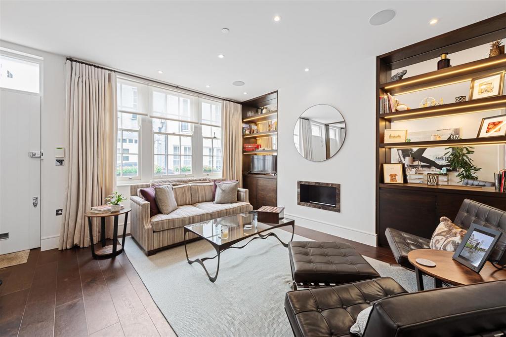 Living room, fireplace