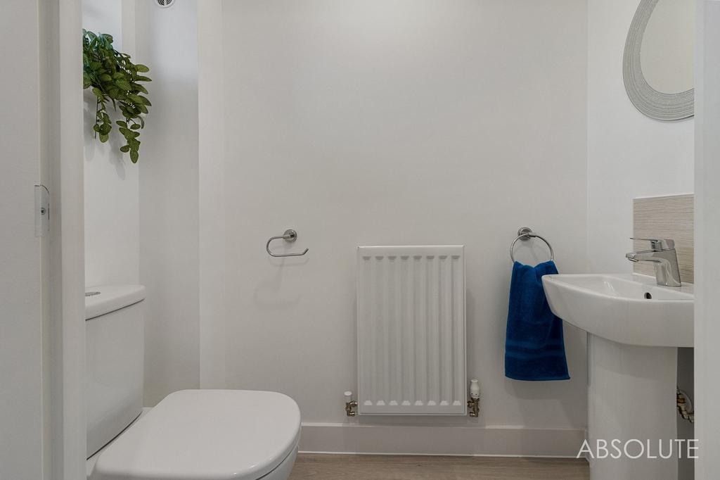 Ground floor cloakroom
