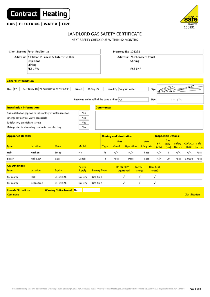 EPC Certificate