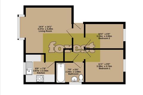 2 bedroom flat for sale, Redford Close , Feltham, Middlesex, TW13