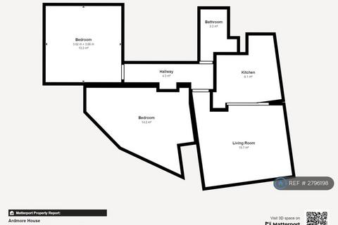 2 bedroom flat to rent, Ardmore House, Ventnor, PO38