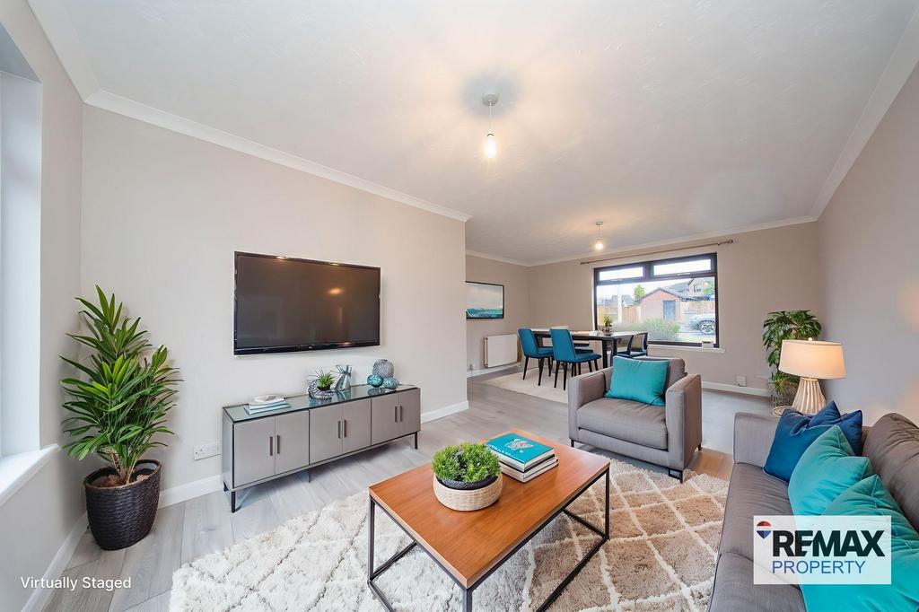 Virtually Staged Lounge