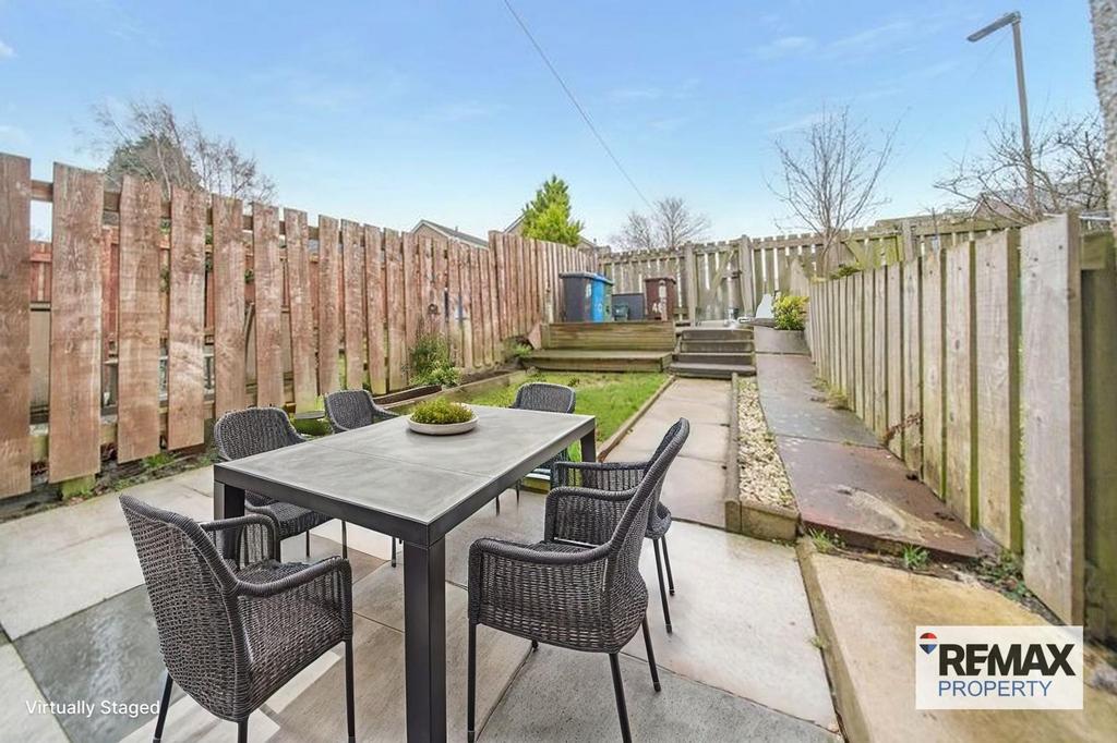 Virtually Staged Rear of Property
