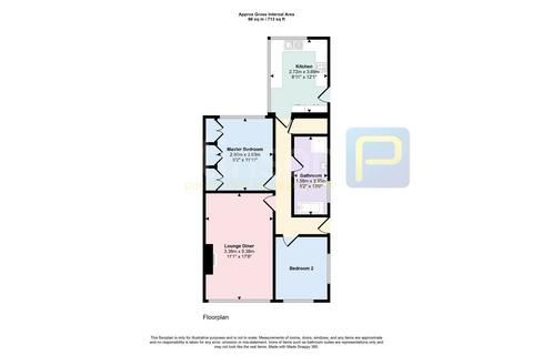 2 bedroom semi-detached bungalow for sale, Glamis Court, Ridgeway, South Shields, Tyne and Wear, NE34 8AN
