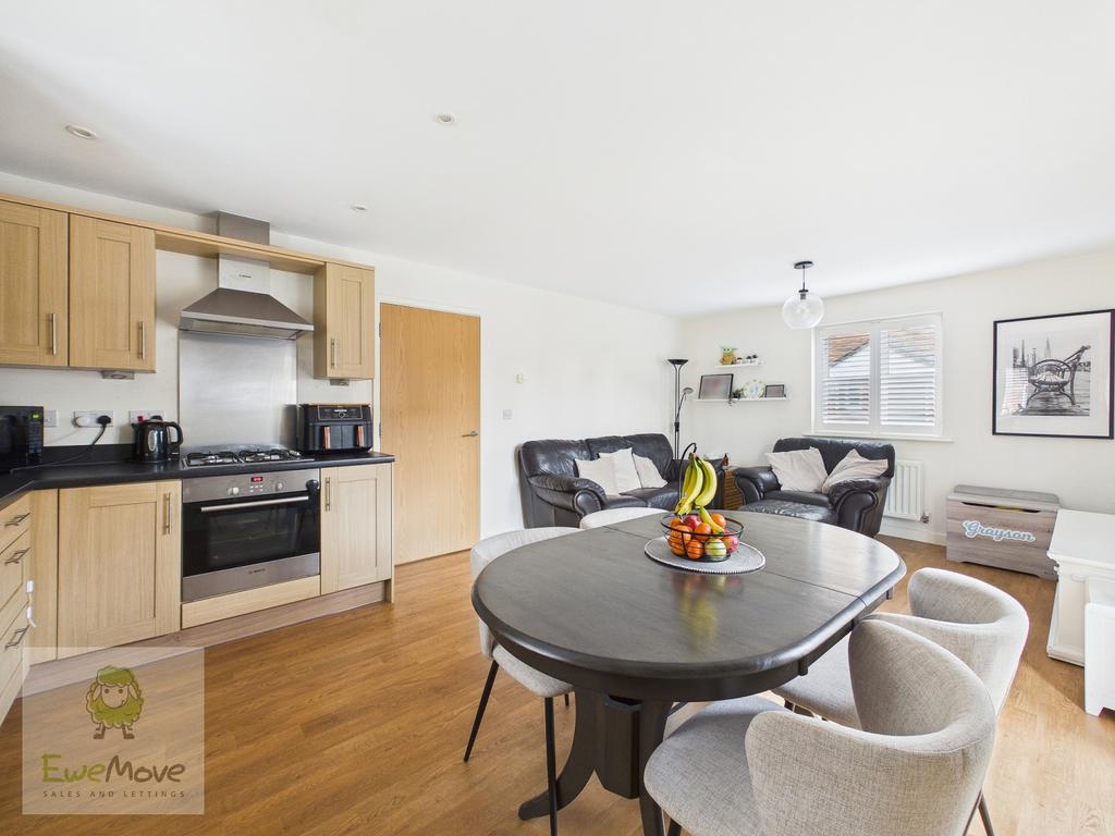 Living dining and kitchen area
