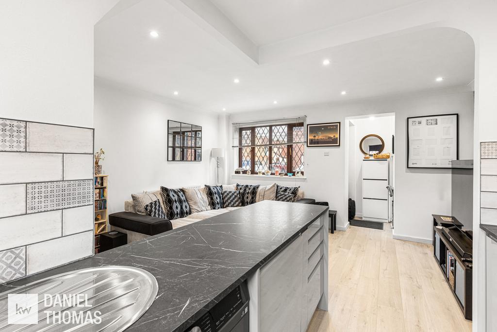 Open-plan living area, open plan living